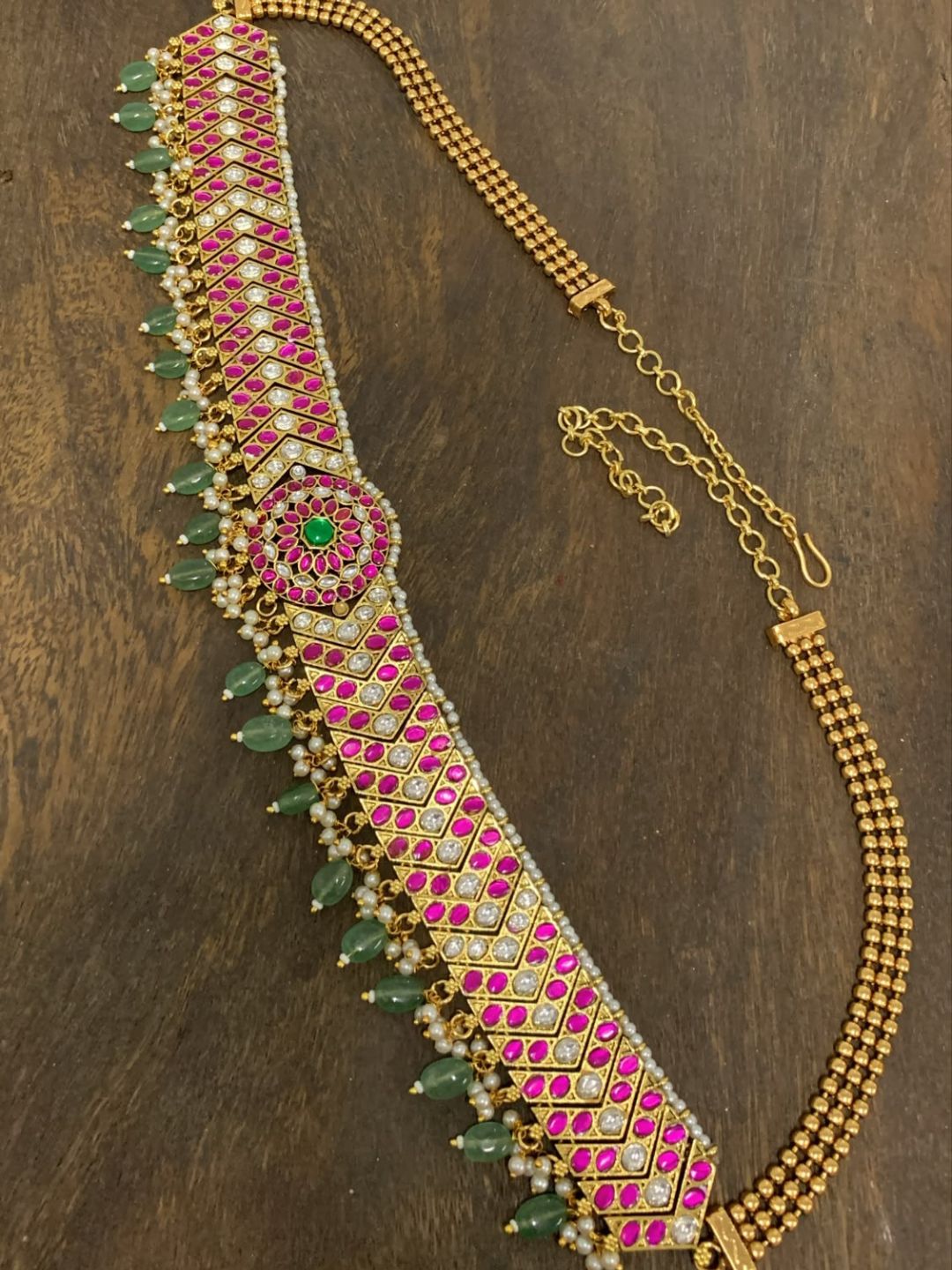 Ishhaara Jadua Kundan Stone Studded Hip Chain
