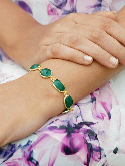 Ishhaara Jasper Sparkler Bracelet