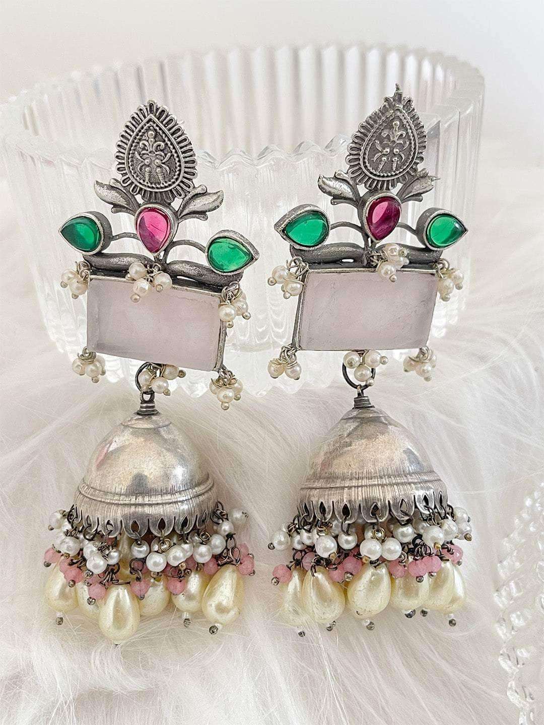 Ishhaara Jhill Mill Jhumka Earrings