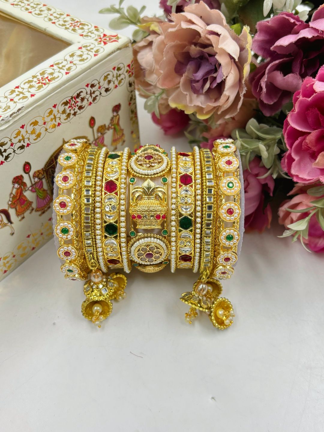 Ishhaara Kalash Designed Punjabi Bridal Chooda