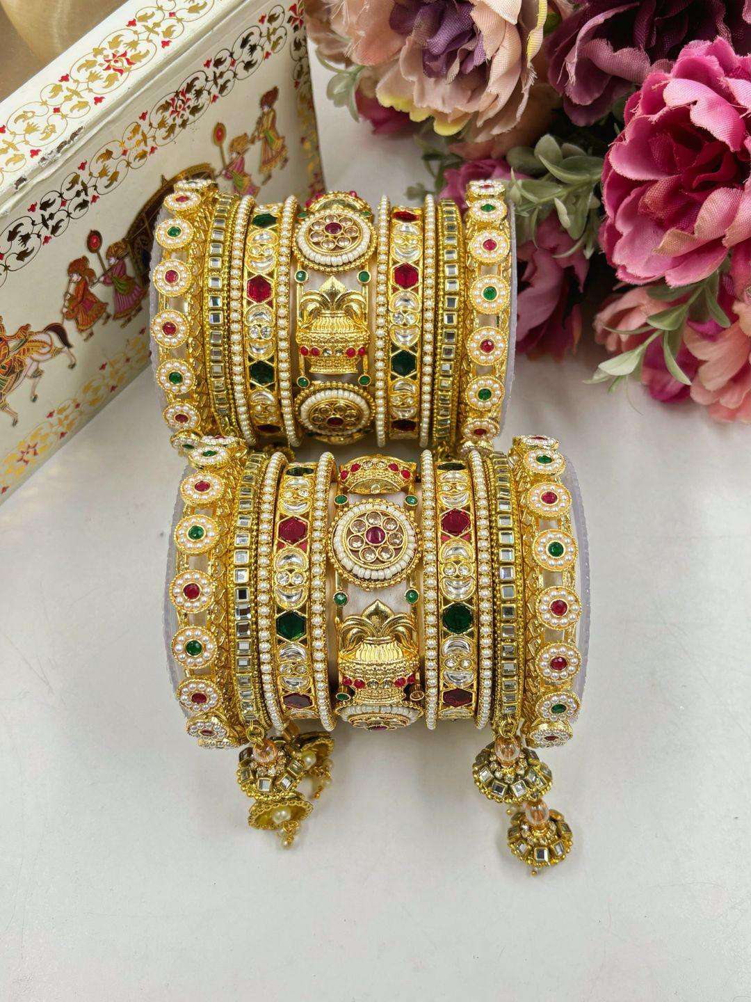 Ishhaara Kalash Designed Punjabi Bridal Chooda