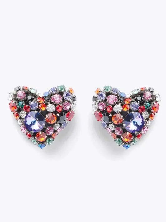 Ishhaara Kaleidoscope Heart Earring