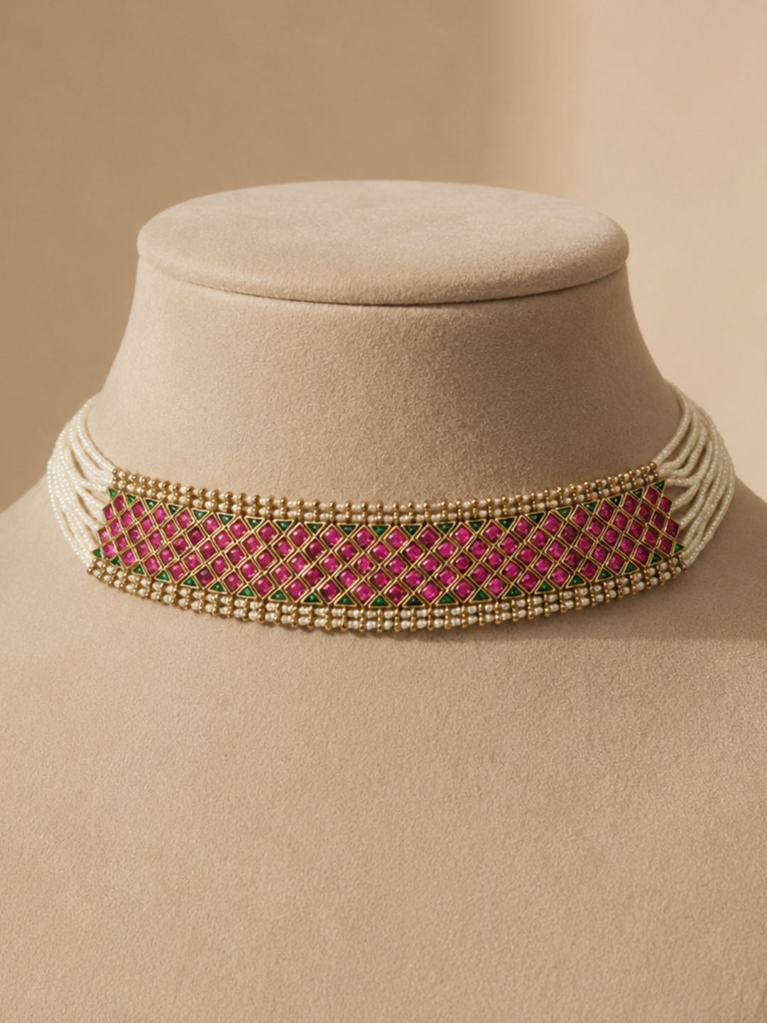 Ishhaara Kanta Ruby Jadau Choker