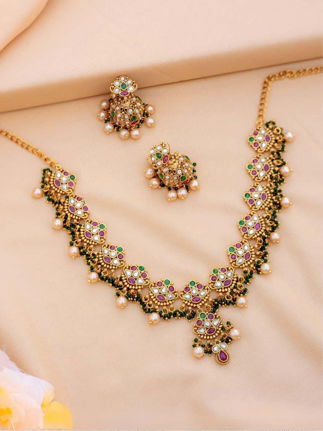 Ishhaara Kemp Pirai Necklace