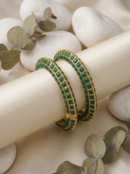 Ishhaara Kemp Stone Bangles