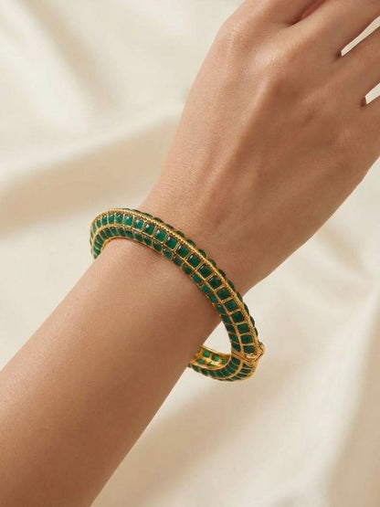 Ishhaara Kemp Stone Bangles