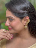 Ishhaara Kemp Stone Studded Traditional Earcuff