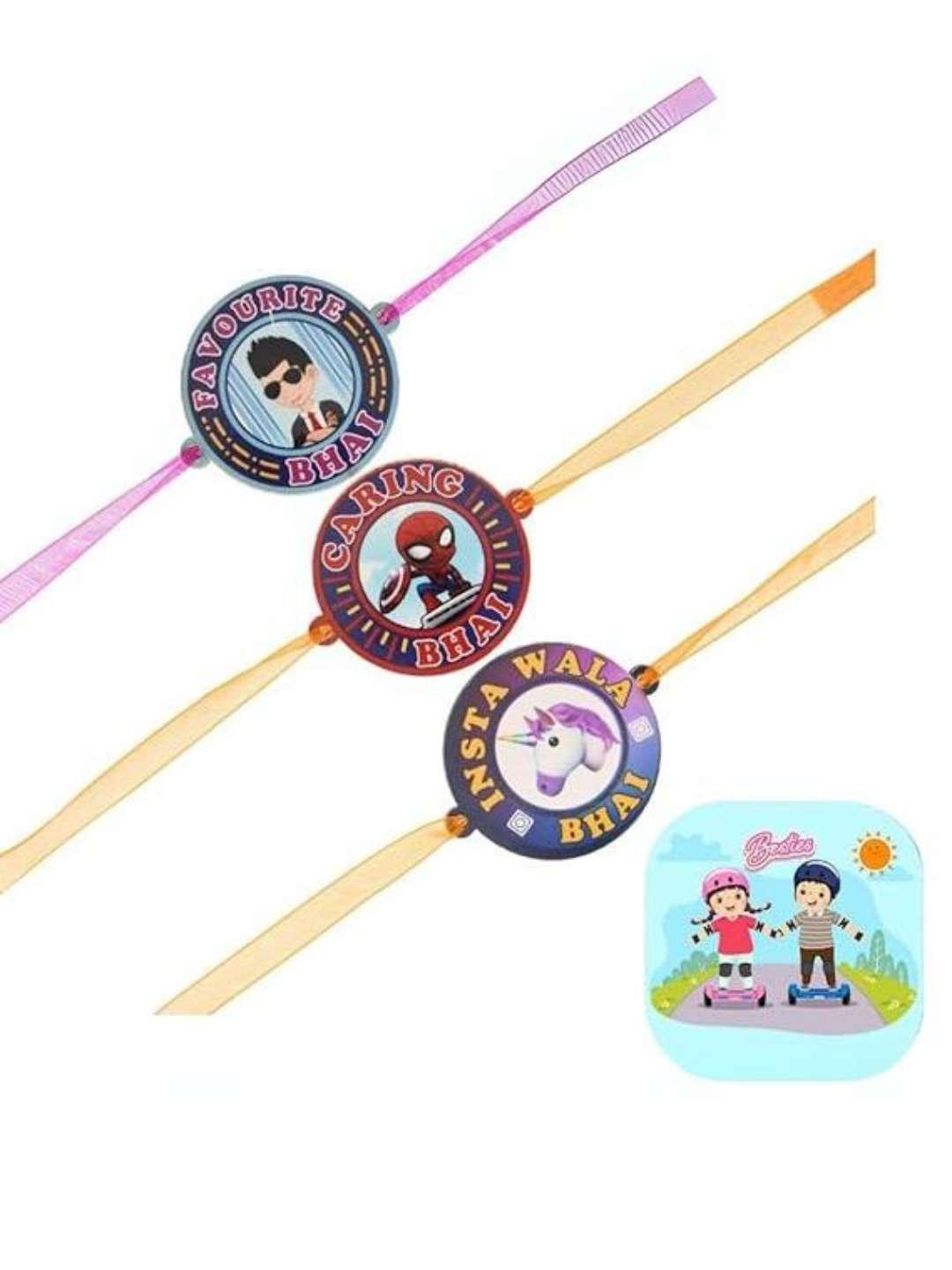 Ishhaara Kids Rakhi With Fridge Magnet For Fridge Door Decor