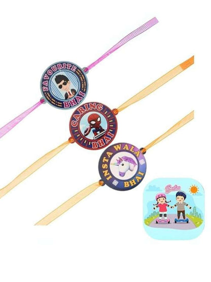 Ishhaara Kids Rakhi With Fridge Magnet For Fridge Door Decor