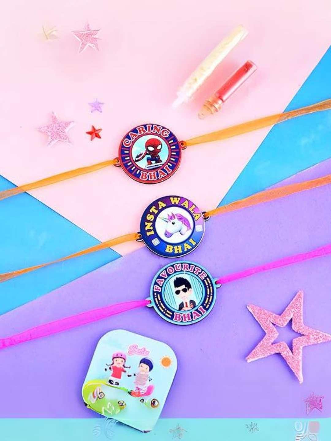 Ishhaara Kids Rakhi With Fridge Magnet For Fridge Door Decor