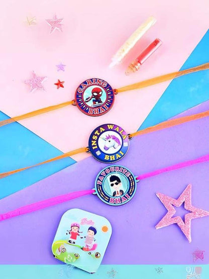 Ishhaara Kids Rakhi With Fridge Magnet For Fridge Door Decor