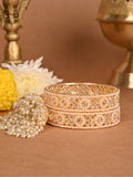 Ishhaara Kundan And Pearl Studded Hanging Bangles