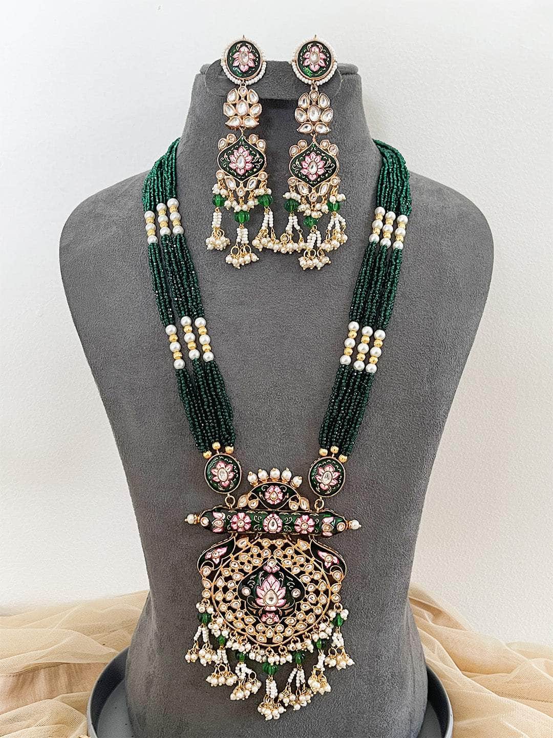 Ishhaara Kundan Antique Polki Necklace