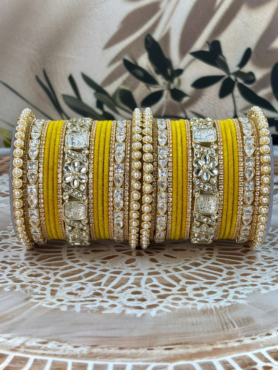 Ishhaara Kundan Bangle Set — handcrafted Indian jewellery - view 12