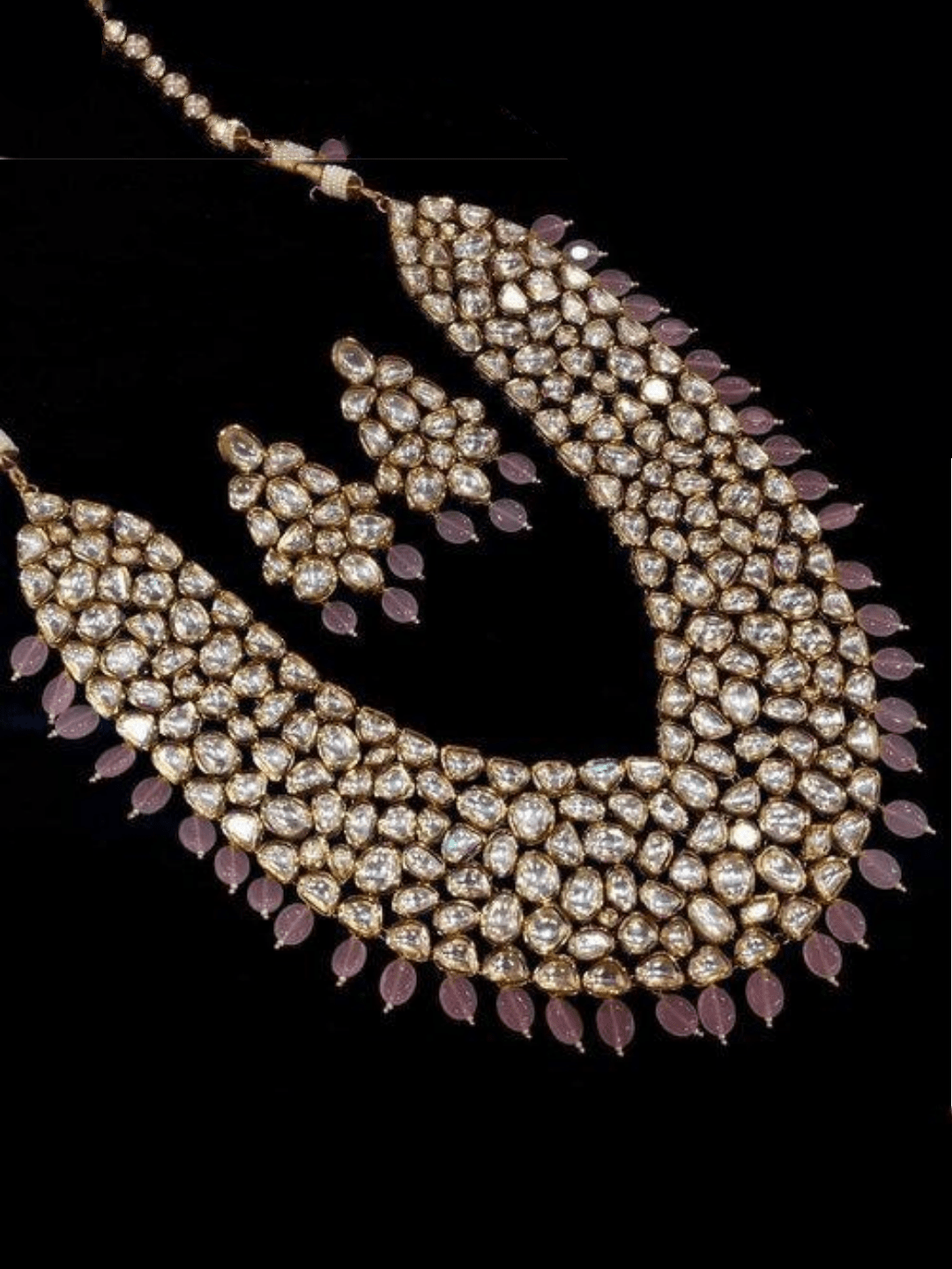 Ishhaara Kundan Big Layered Necklace