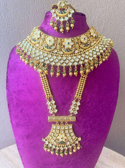 Ishhaara Kundan Bridal Choker And Necklace Set