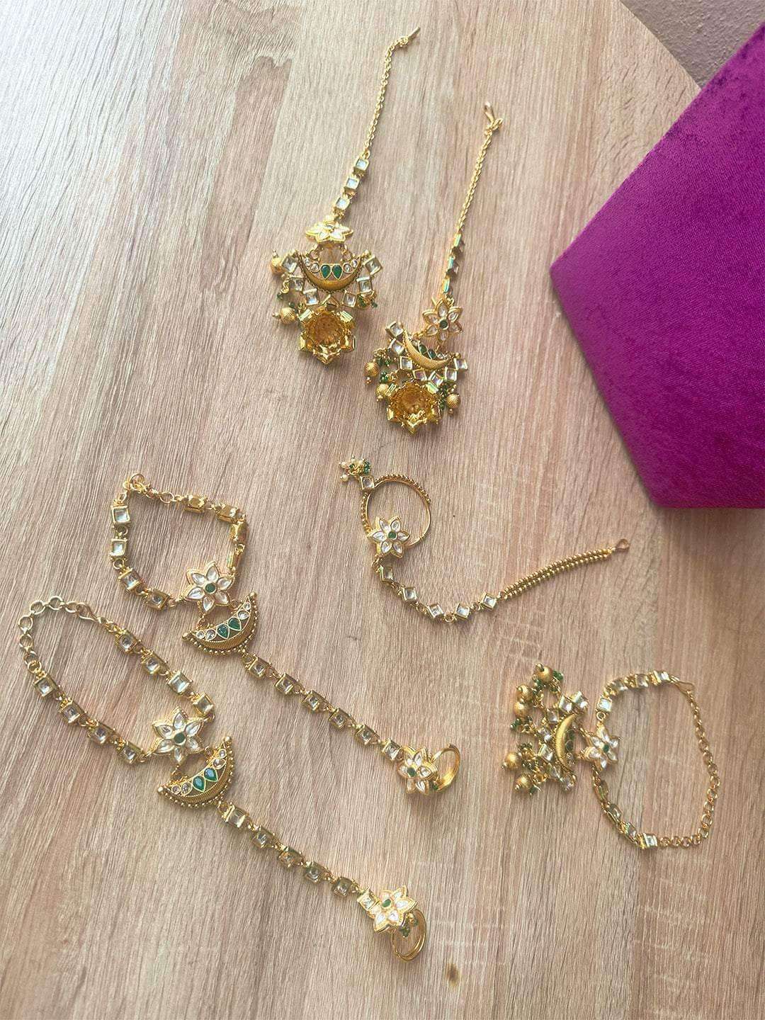 Ishhaara Kundan Bridal Choker And Necklace Set