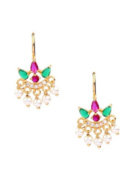Ishhaara Kundan Bugadi Press On Style Earrings