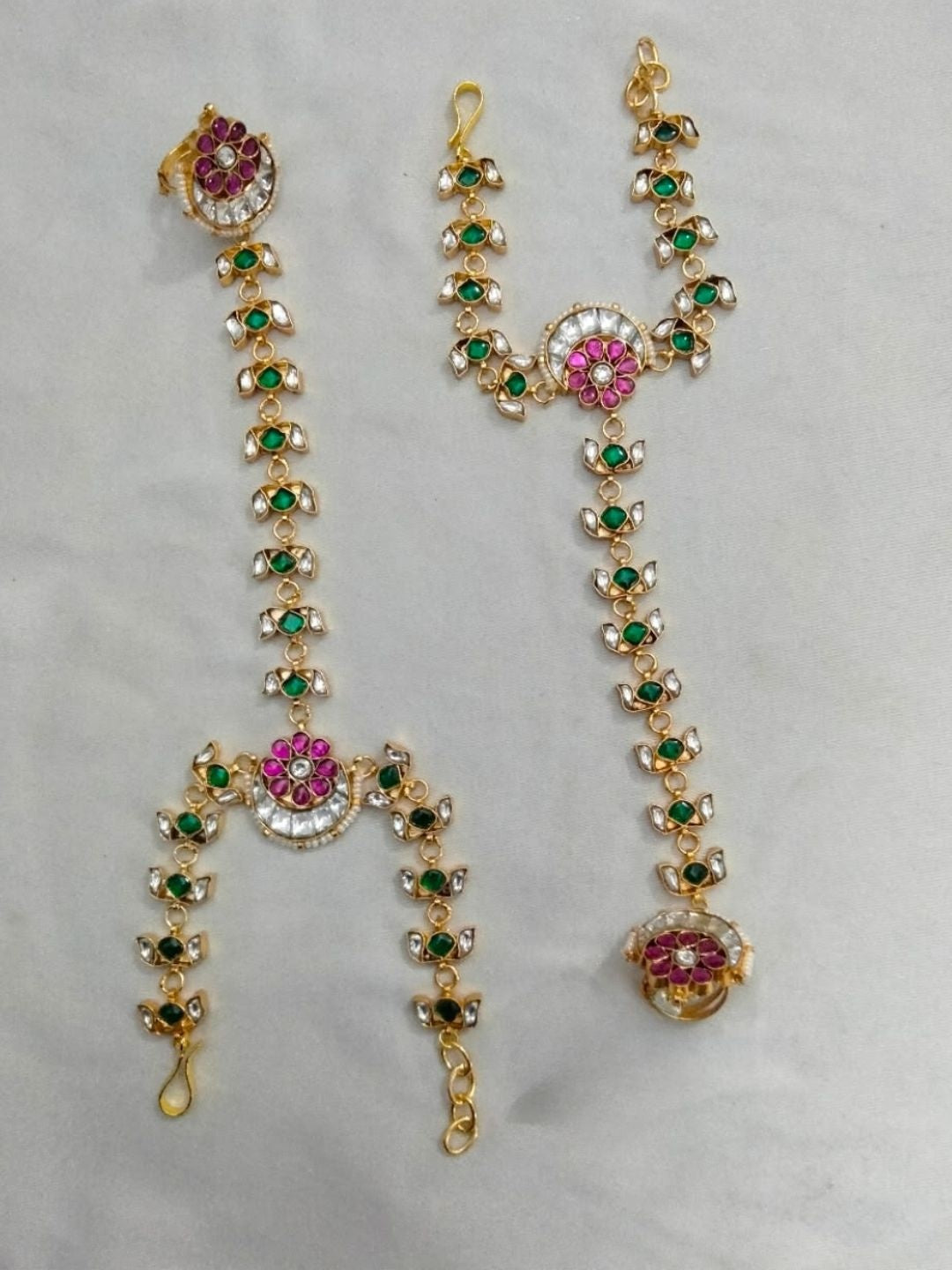 Ishhaara Kundan Hathphool — handcrafted Indian jewellery - view 2
