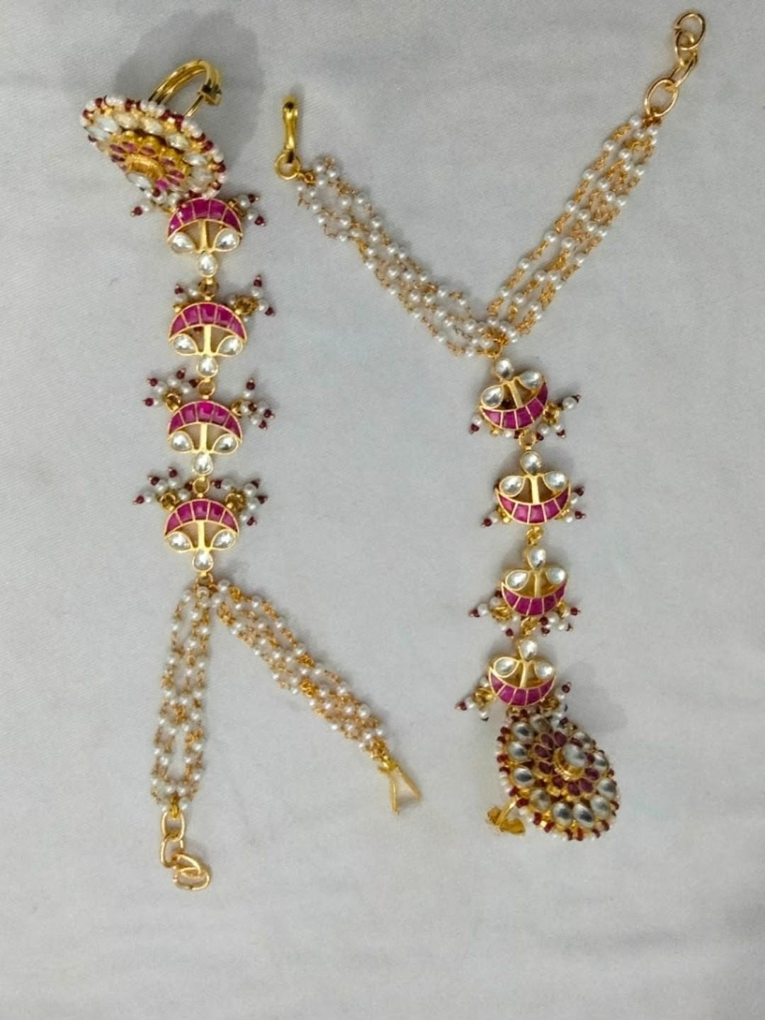 Ishhaara Kundan Hathphool — handcrafted Indian jewellery