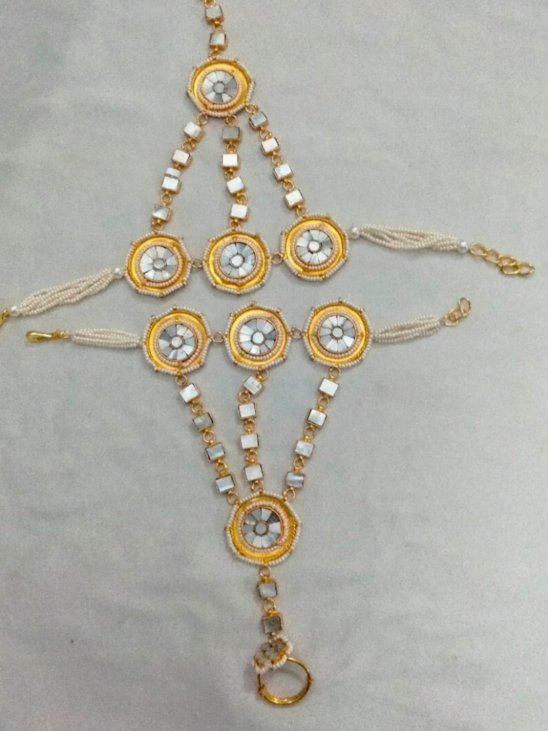 Ishhaara Kundan Hathphool — handcrafted Indian jewellery - view 2