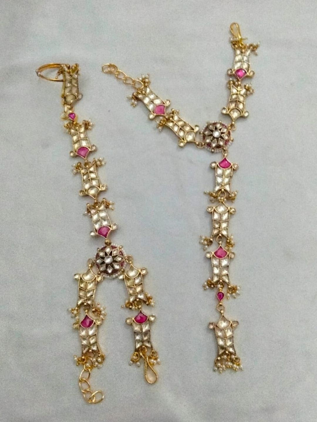 Ishhaara Kundan Hathphool — handcrafted Indian jewellery - view 2