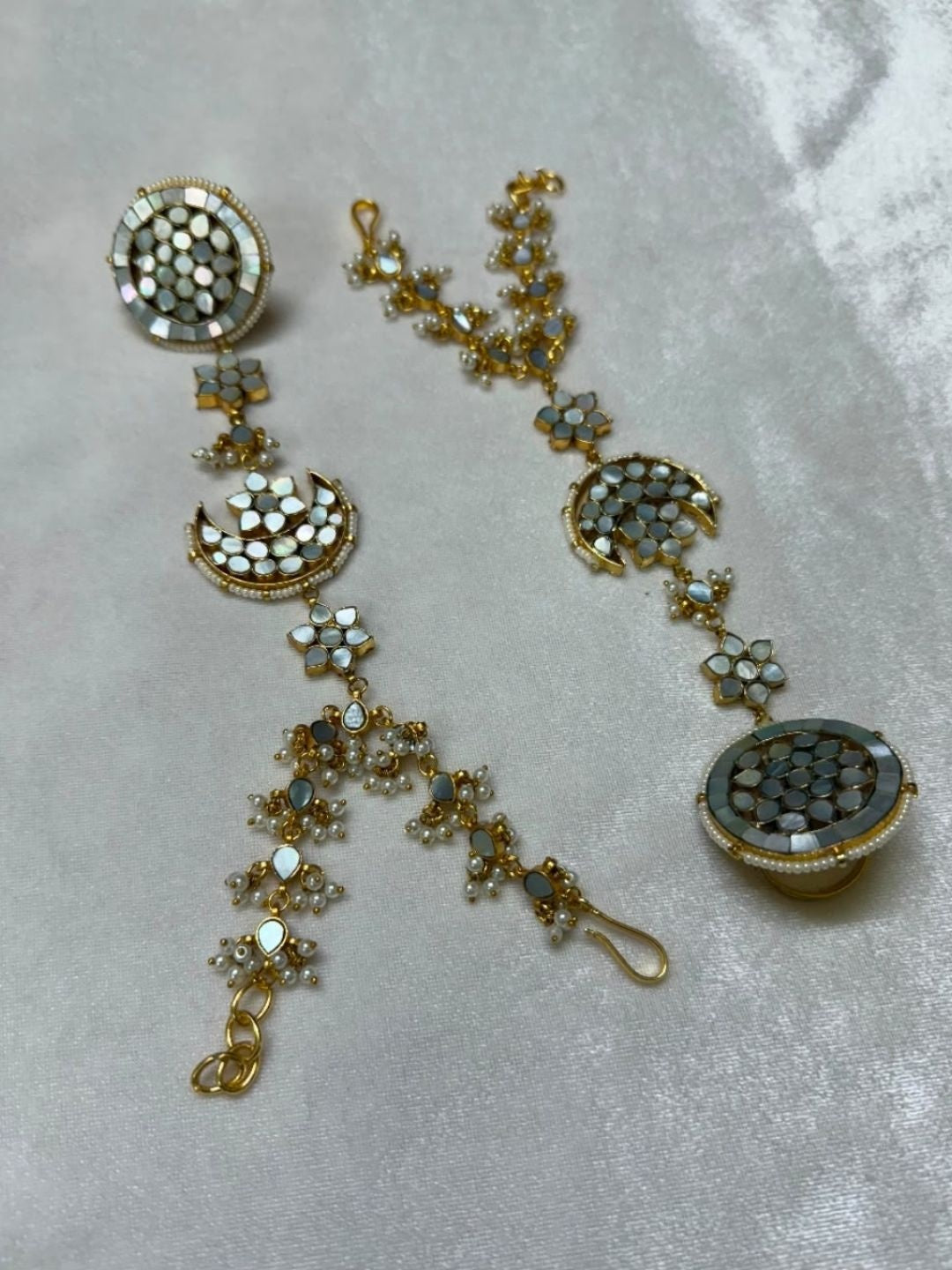 Ishhaara Kundan Hathphool — handcrafted Indian jewellery - view 3