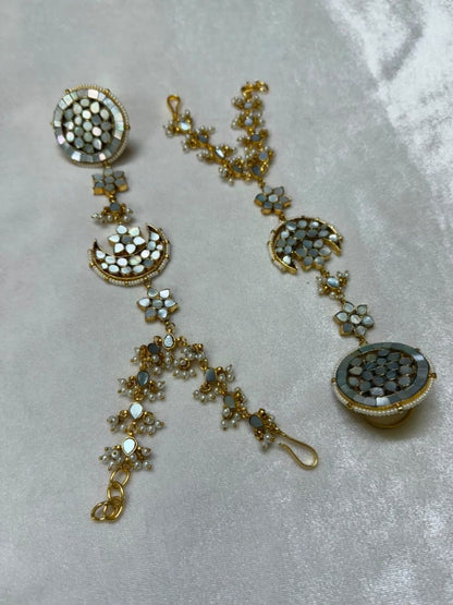 Ishhaara Kundan Hathphool — handcrafted Indian jewellery - view 3
