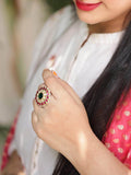 Ishhaara Kundan Multi Color Sun Flower Ring