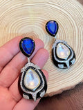 Ishhaara Kundan Polki Dangler Earrings