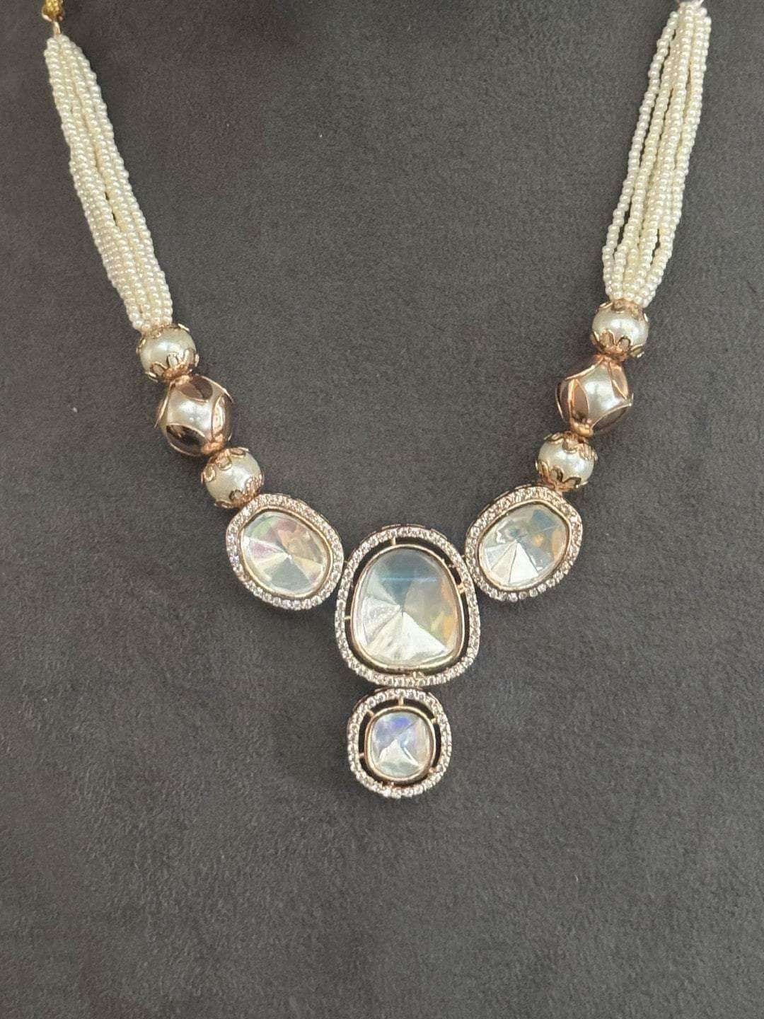 Ishhaara Kundan Studded Beaded Choker