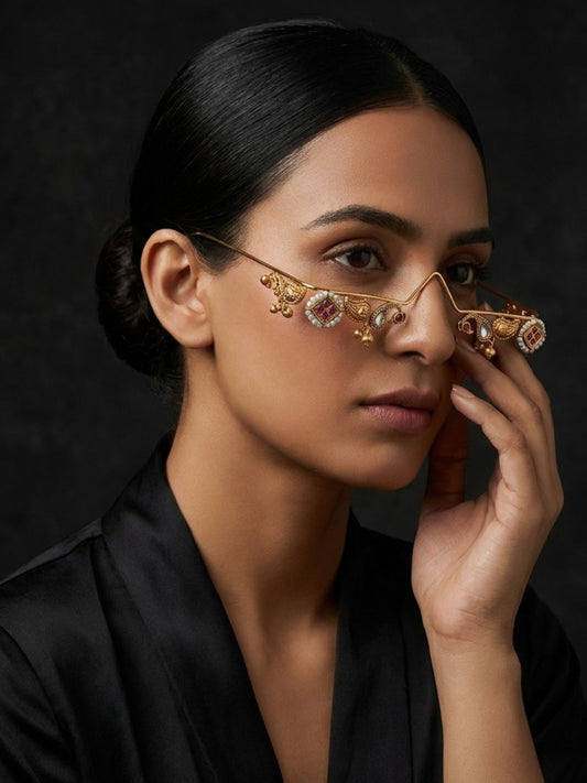 Ishhaara Kundan Studded Facelets