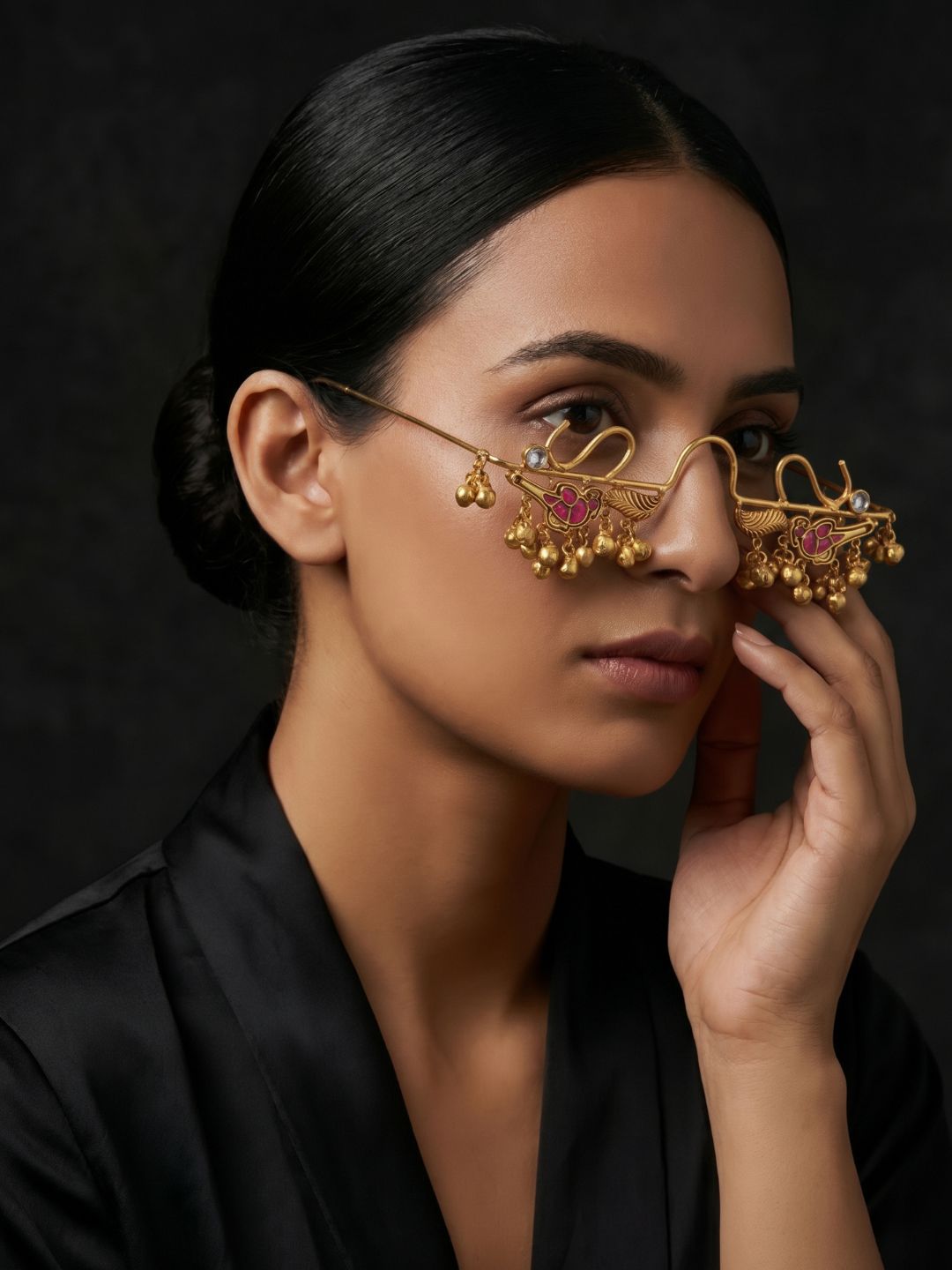 Buy Kundan Studded Facelets Online - Ishhaara
