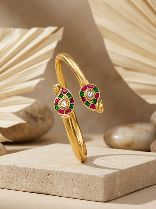 Ishhaara Kundan Studded Openable Kada