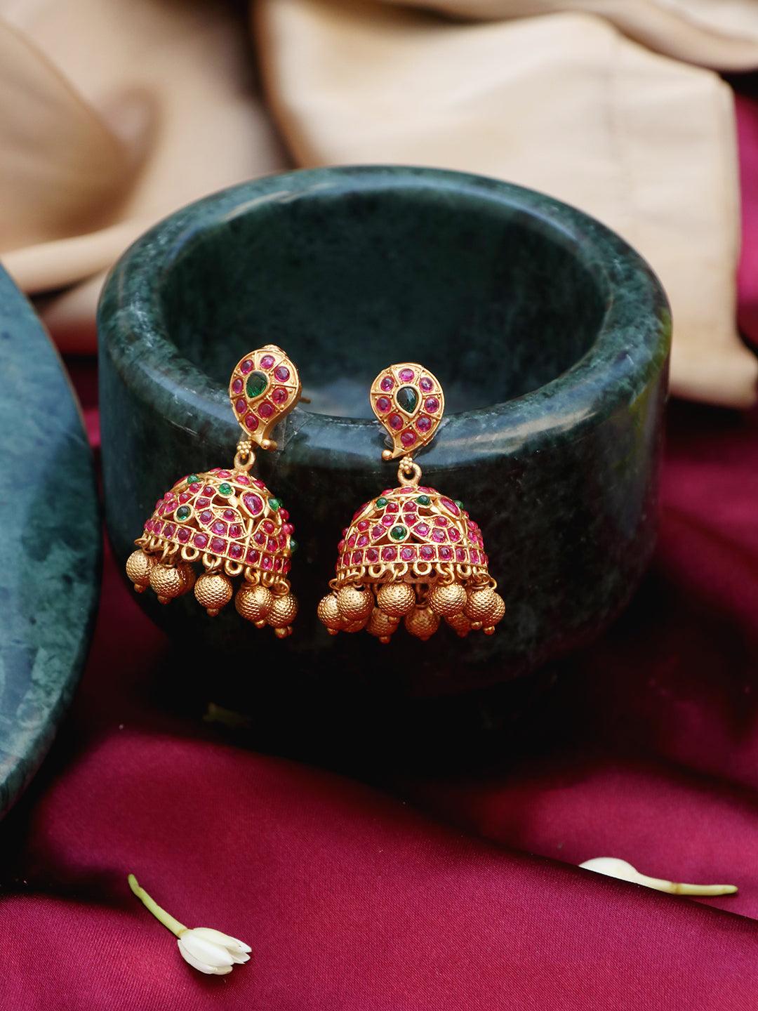 Ishhaara Lakshmi and Peacock Intricated Bridal Necklace Set