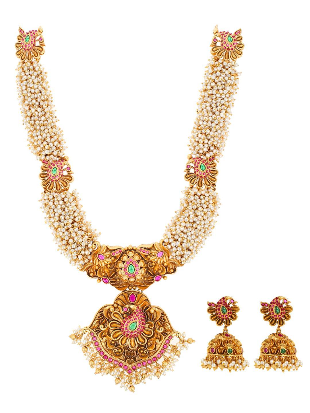 Ishhaara Lakshmi Gutta Pusalu Haram Jewellery Set