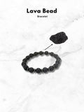 Ishhaara Lava Bead Bracelet