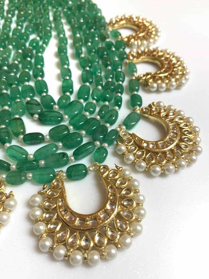 Ishhaara Layered Chandbali Pendant Necklace