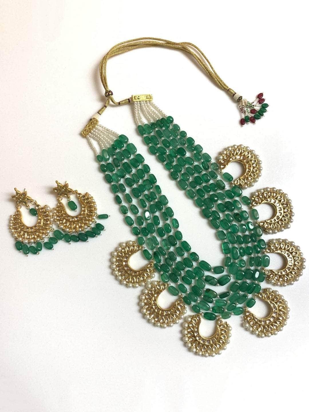 Ishhaara Layered Chandbali Pendant Necklace