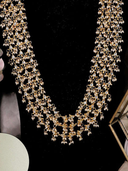 Ishhaara Layered Kundan Coral Necklace