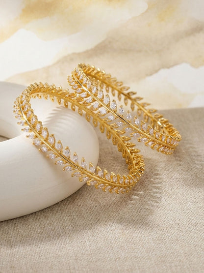 Ishhaara Leaf Diamond Bracelet