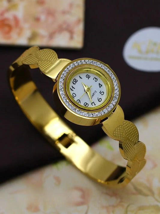 Ishhaara Leaf Kada Stainless Steel Watch