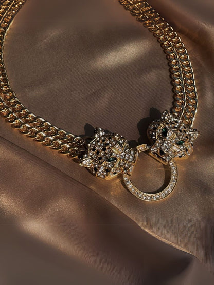Ishhaara Leopard Luxe Necklace