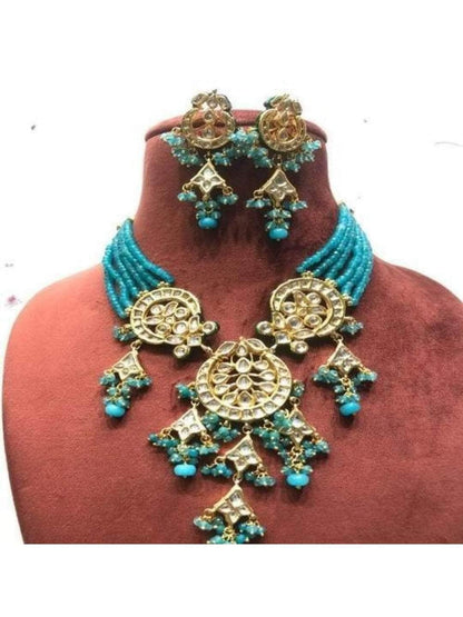 Ishhaara Kundan 3 Pendant Necklace