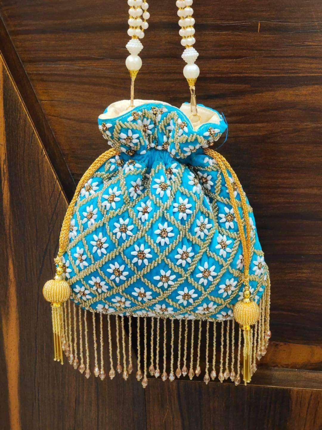 Ishhaara Pearl Drop Potli Bag