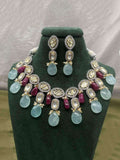 Ishhaara Refined Gem Necklace Set