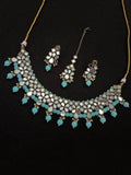 Ishhaara Simple Mirror Necklace Set