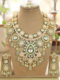 Ishhaara Light Green Elegant Maharani Bridal Set