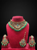 Ishhaara Meenakari Kundan Studded Heavy Necklace