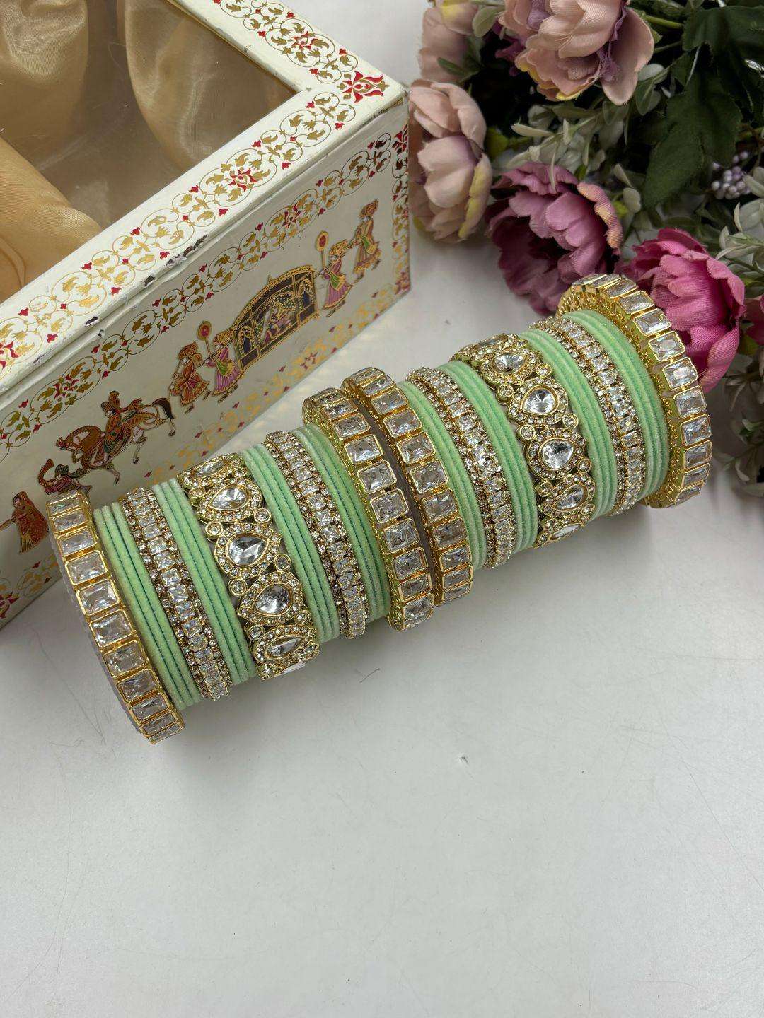 Ishhaara Light Green Punjabi Bridal Chooda